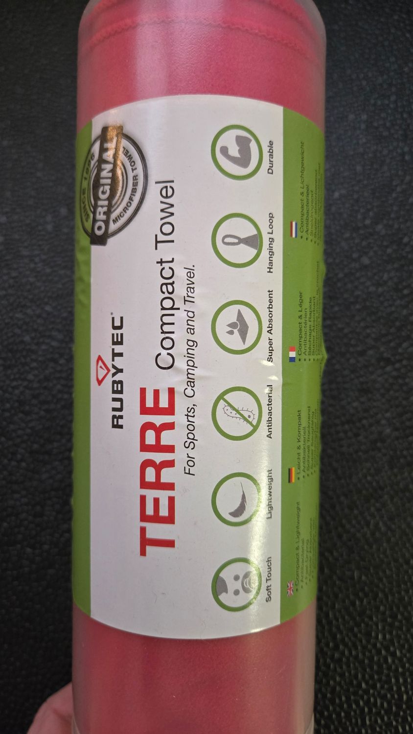 Abtrocknungstuch Rot