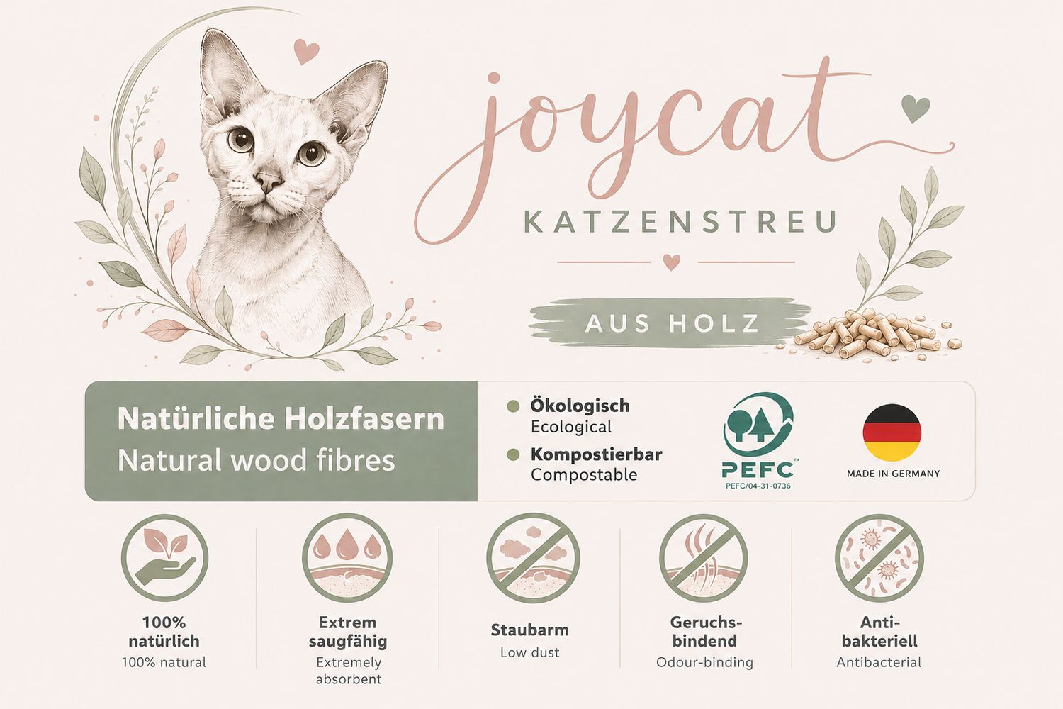 joycat Bio Katzensand Katzenstreu