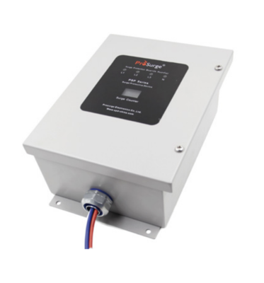 Supresor de voltaje trifásico conexión delta 240 VAC 50KA caja metálica / prosurge