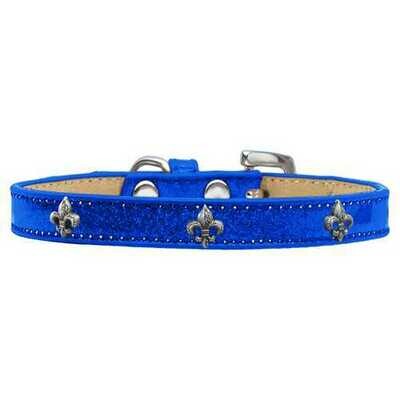 Silver Fleur De Lis Widget Ice Cream Dog Collars Collars Leashes