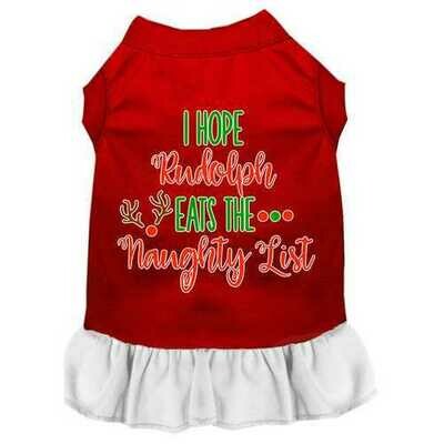 Holiday Screen Print Dress