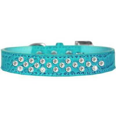 Sprinkles Clear Jewel Croc Dog Collar Collars