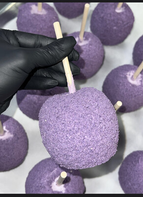Dipped Apples - Ube