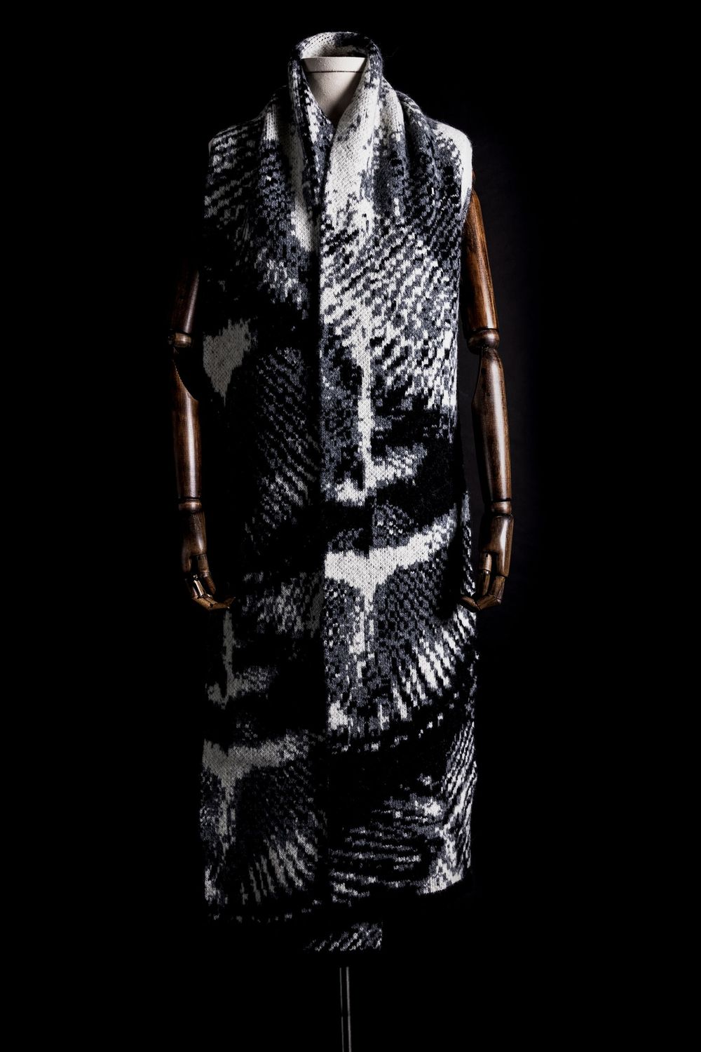 LUCIUS MON0 WOOL BLEND SCARF