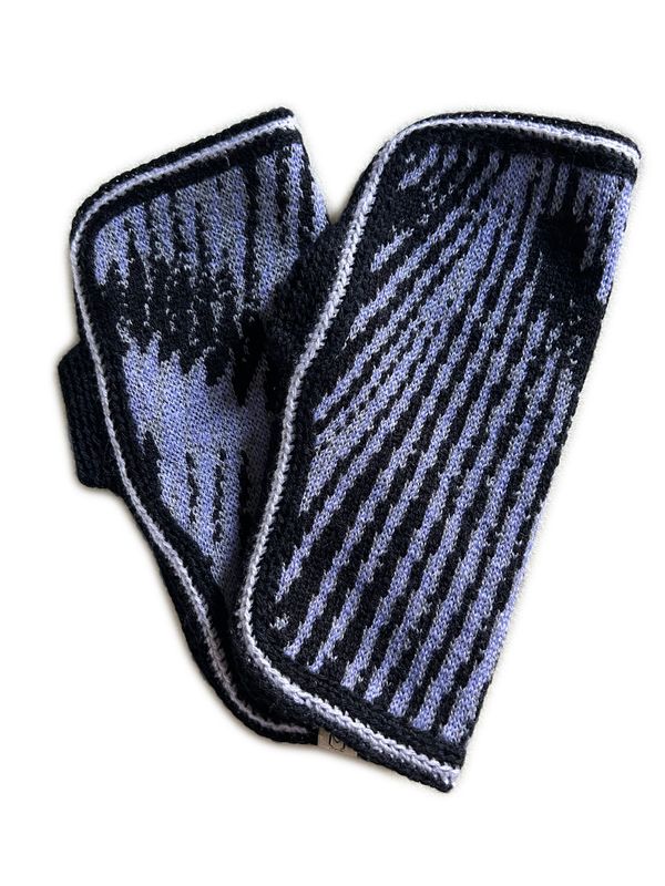 G5 FINGERLESS GLOVES BLACK GREY