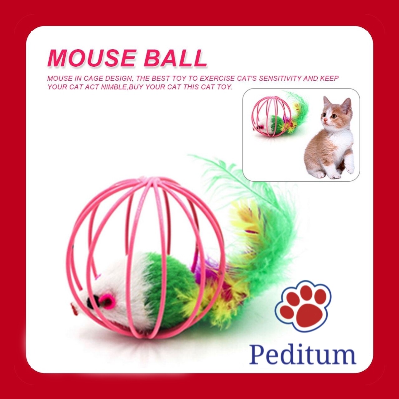 Cat Mouse Ball Toy