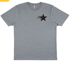 &quot;Wandering Star&quot; Unisex Classic Tee - Melange Grey
