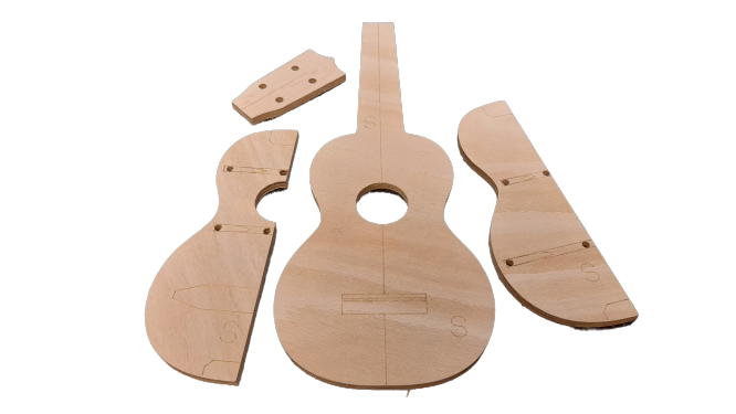 Soprano ukulele templates