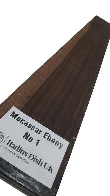 Macassar Ebony Fretbaord No1