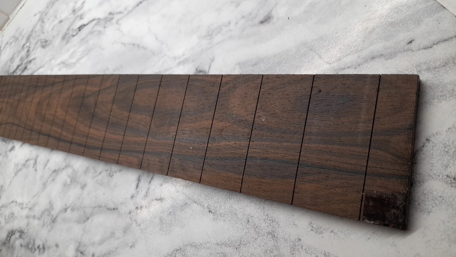 Finished Ziricote Fretboard 25"