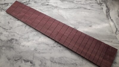 Finished Purpleheart Fretboard 25.4"