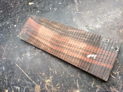 Amara ebony bridge blank steelstring 1