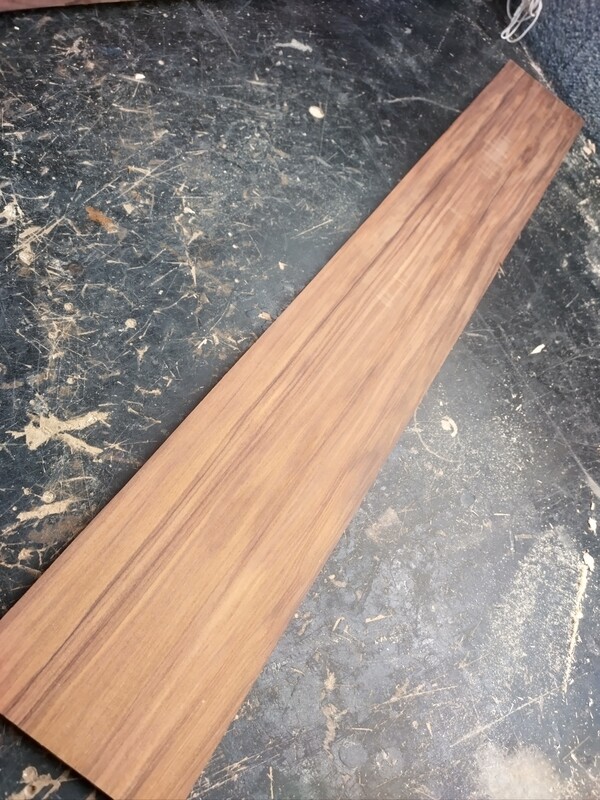 Bass 6 string fretboard blank Santos rosewood