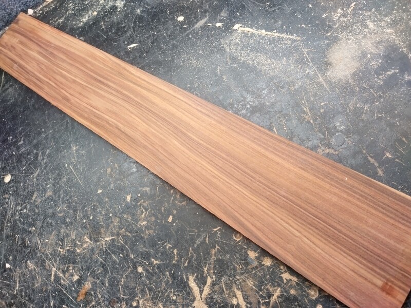 Bass 6 string fretboard blank Santos rosewood