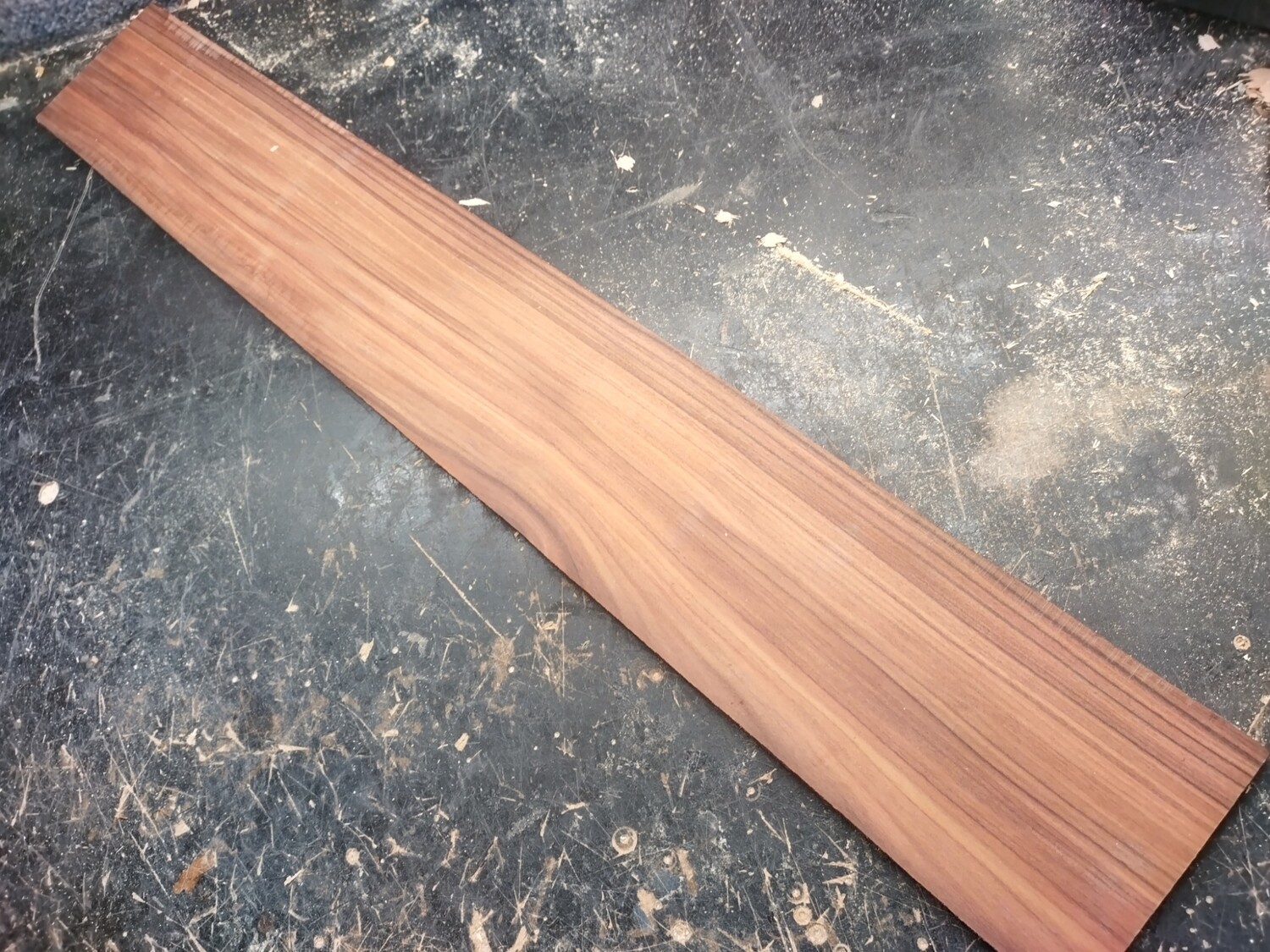 Bass 6 string fretboard blank Santos rosewood