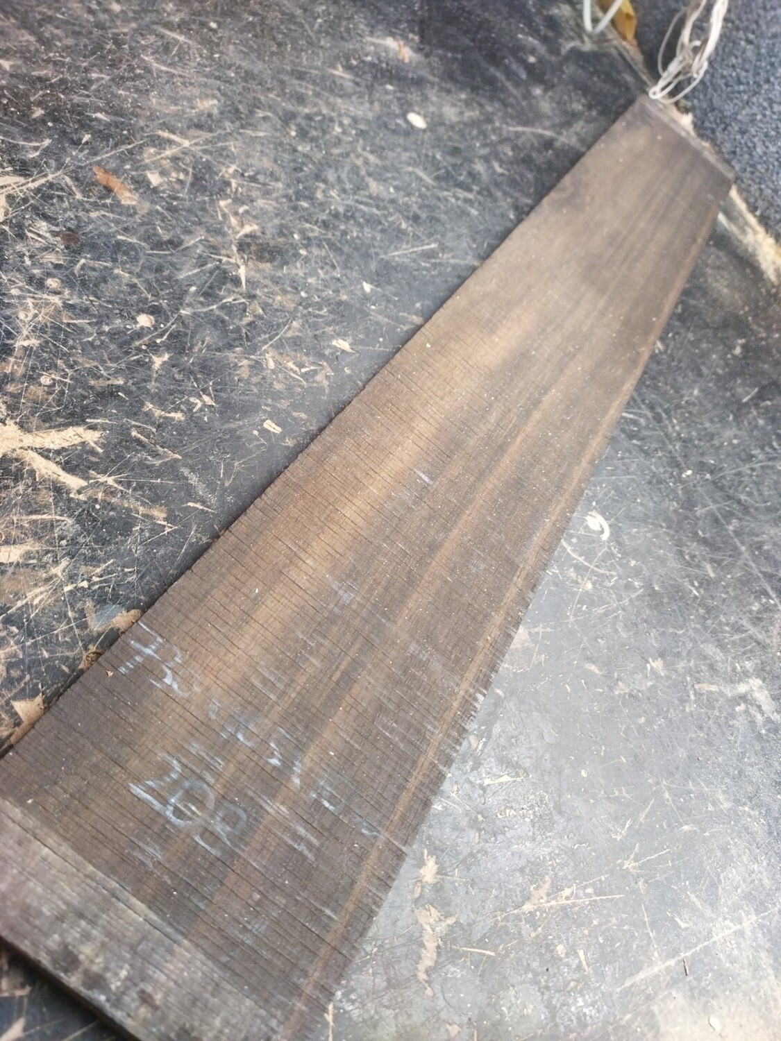 Bass 6 string fretboard blank ebony 208
