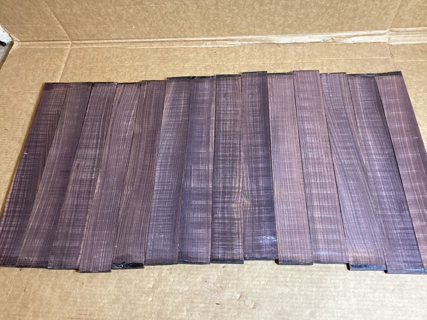 Bass Fretboard Blank Indian Rosewood
