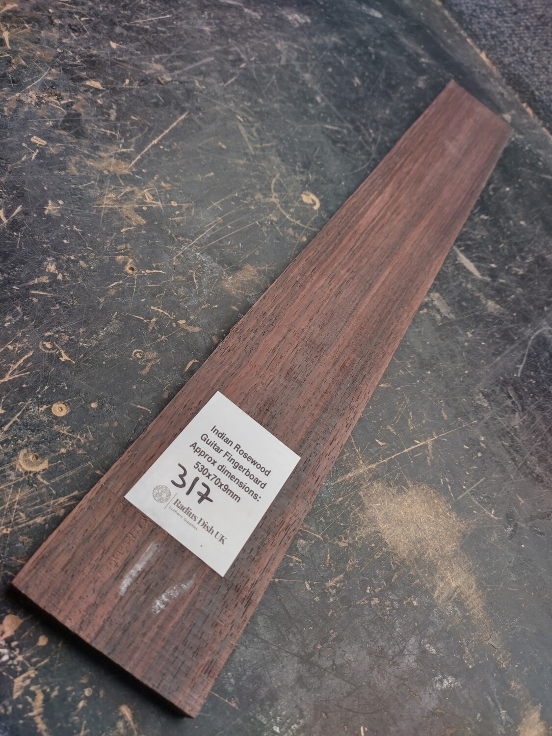 Indian Rosewood Guitar Fretboard 317