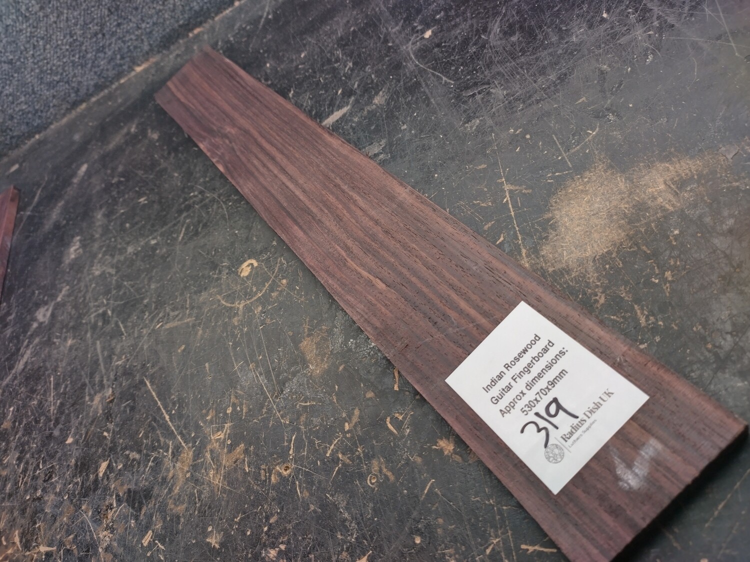 Indian Rosewood Guitar Fretboard 319