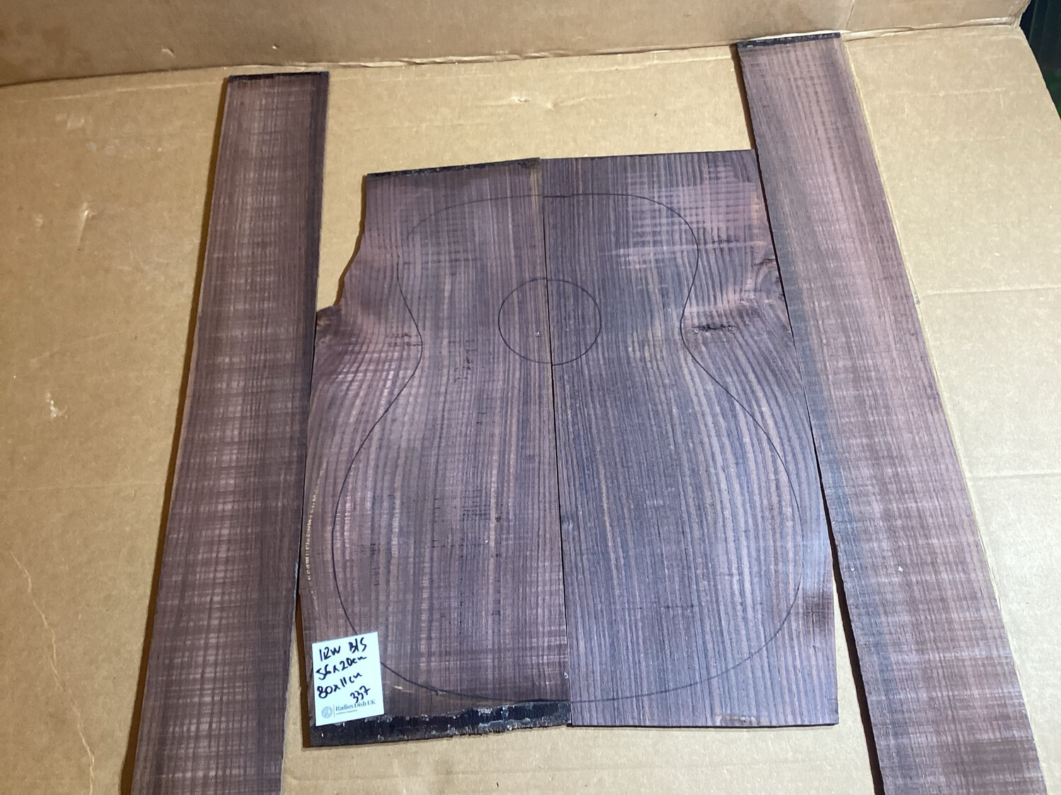 Indian Rosewood Back And Sides 337