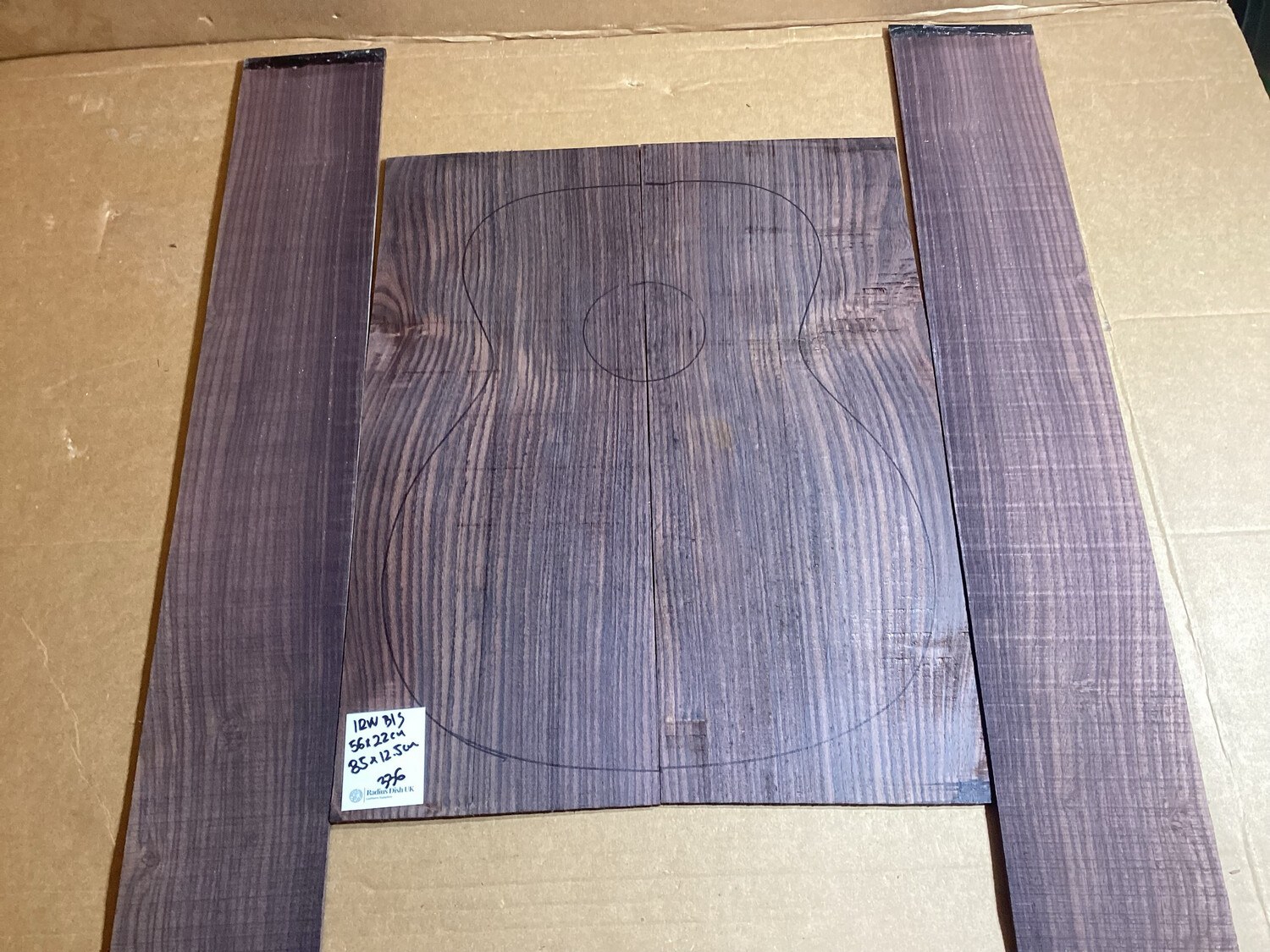 Indian Rosewood Back And Sides 336