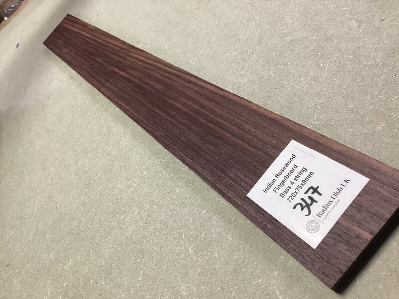 Bass 4 String Fretboard Blank Indian Rosewood 347