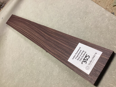 Bass 4 String Fretboard Blank Indian Rosewood 355