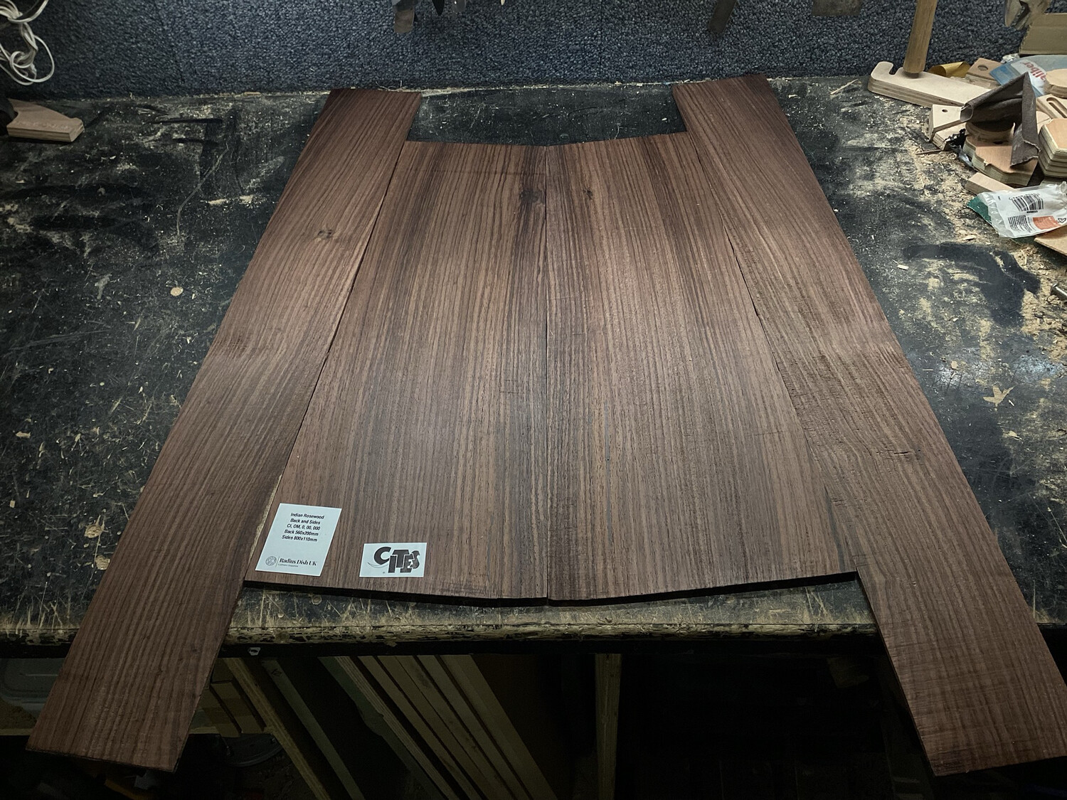 Indian Rosewood Back And Sides 370