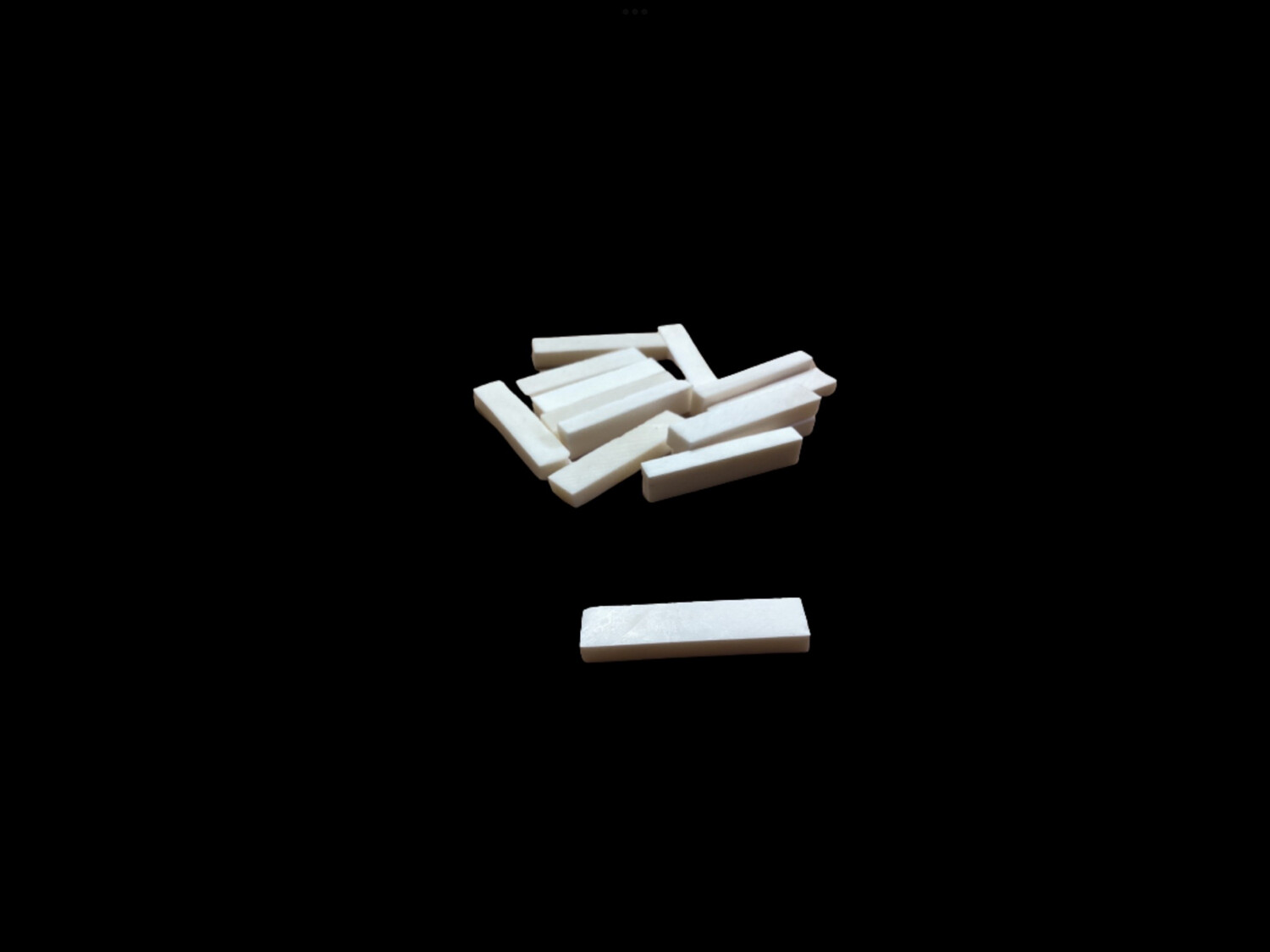 Bleached Bone Nut Blank