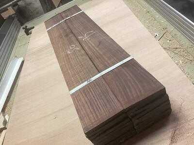 20x 6 String Bass Indian Rosewood Fingerboard Blanks 438