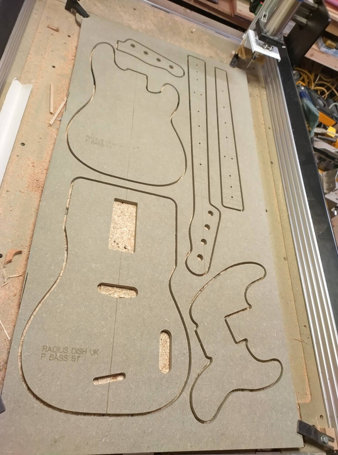 P Bass Set of Templates