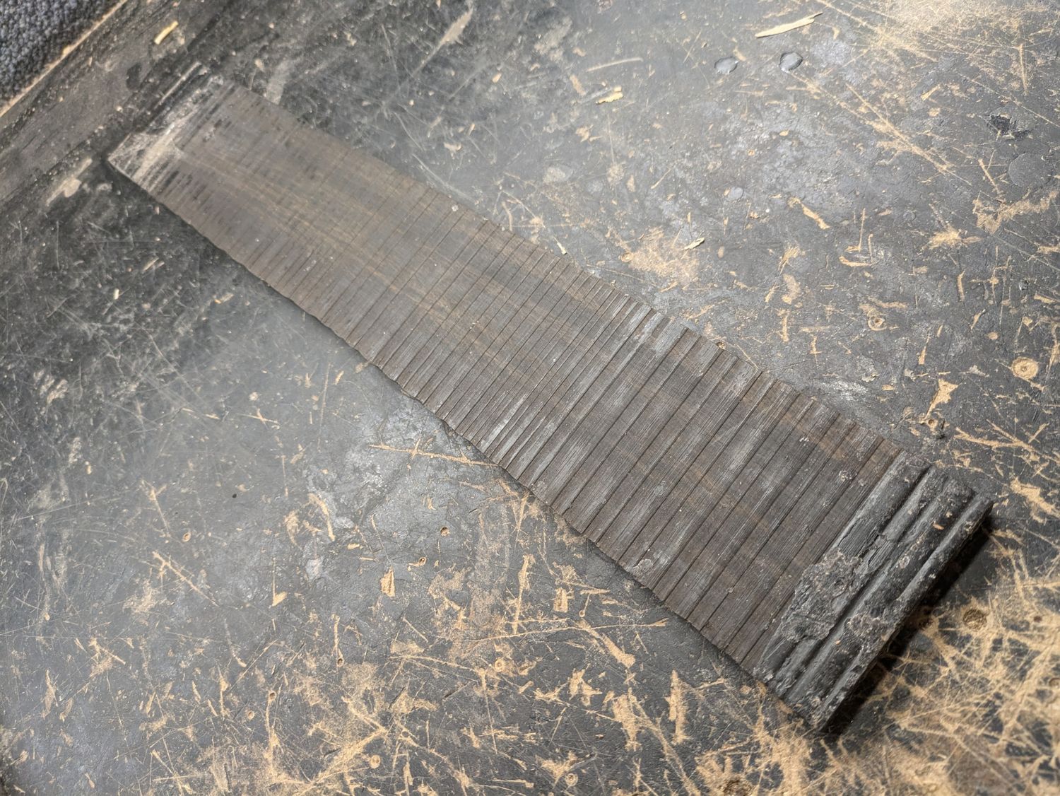 African ebony fretboard blank