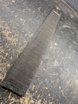 African ebony fretboard blank