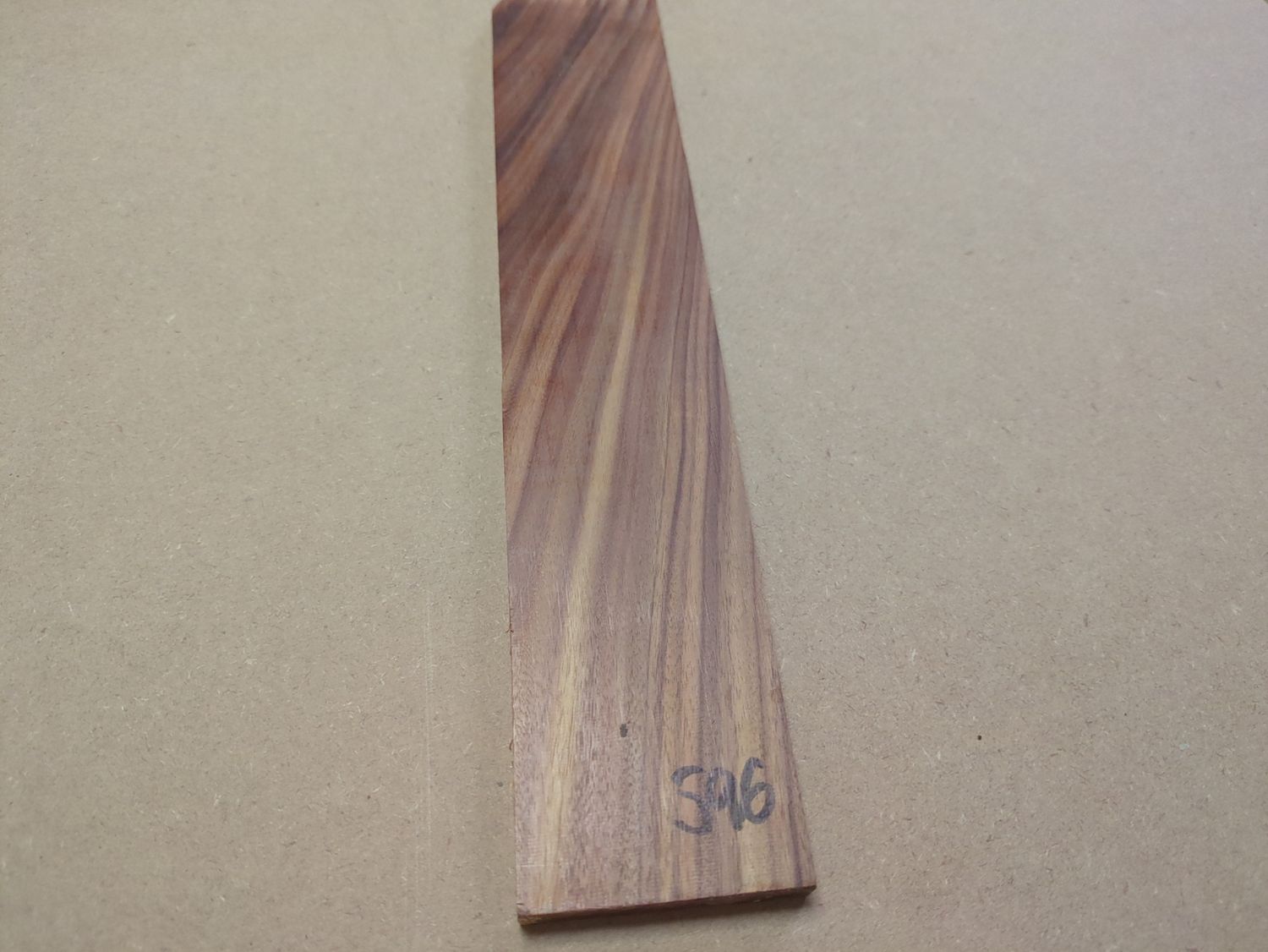 Ukulele fretboard blank Santos rosewood 596