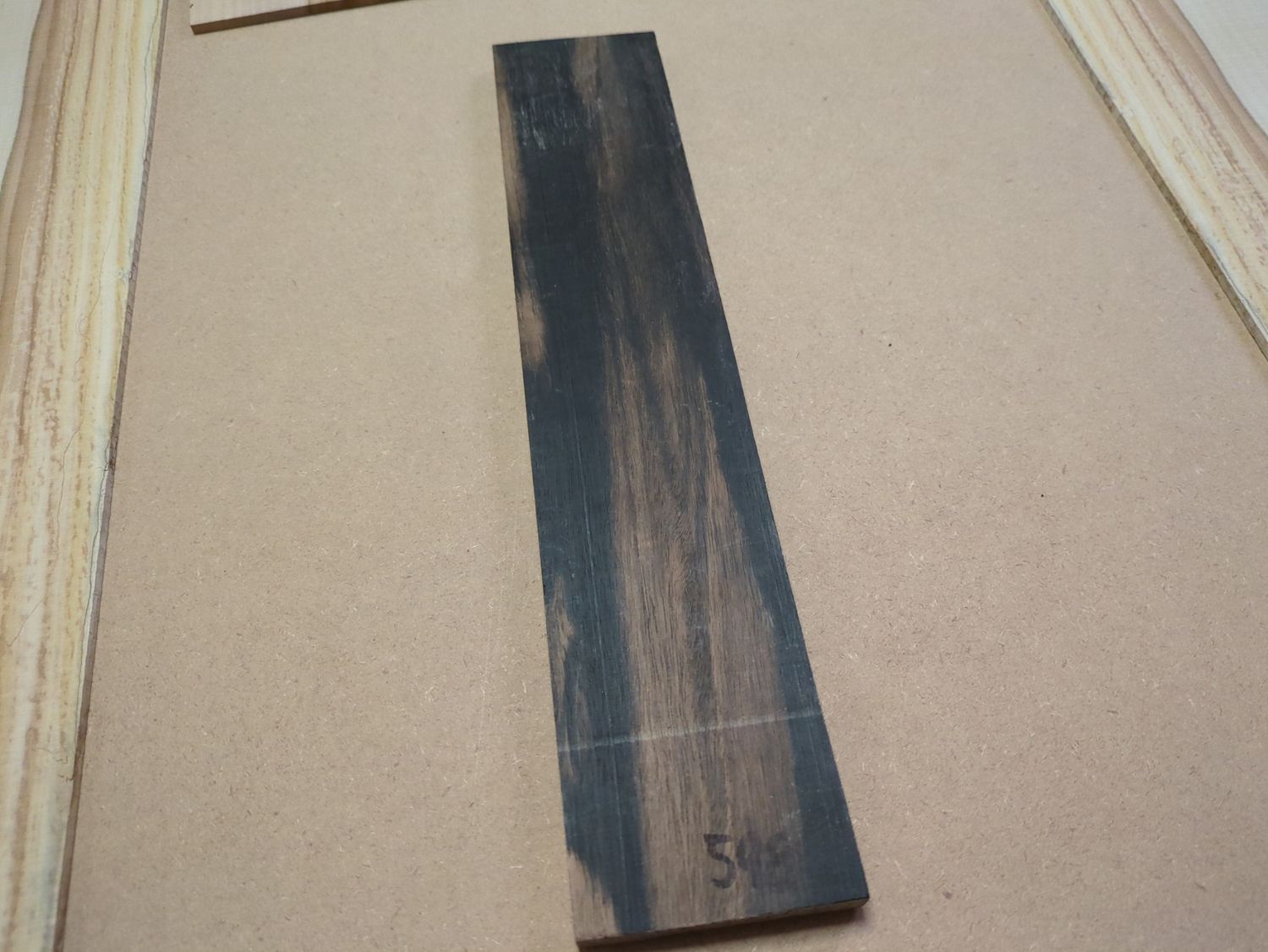 Ukulele fretboard blank ebony 598