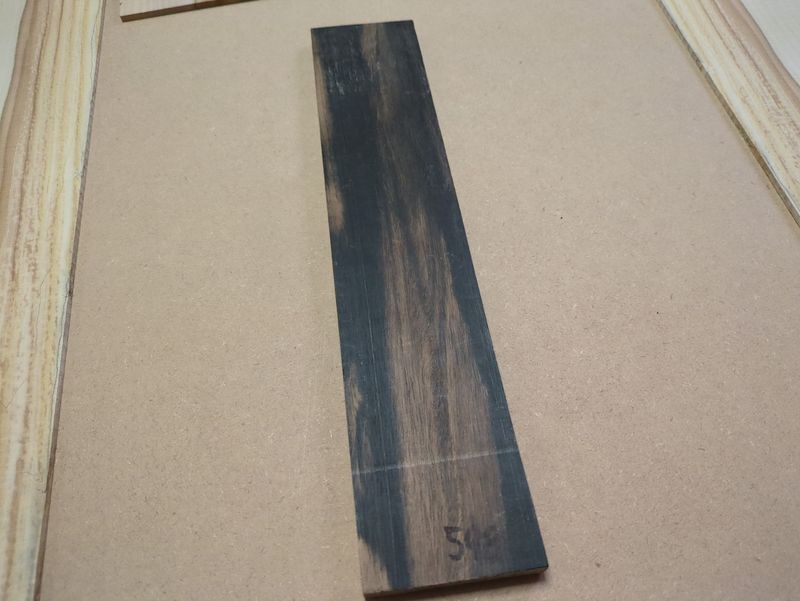 Ukulele fretboard blank ebony 598