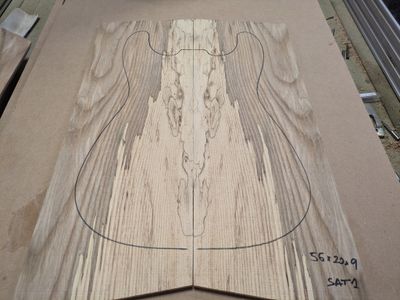 Spalted British Ash Drop Top SAT1