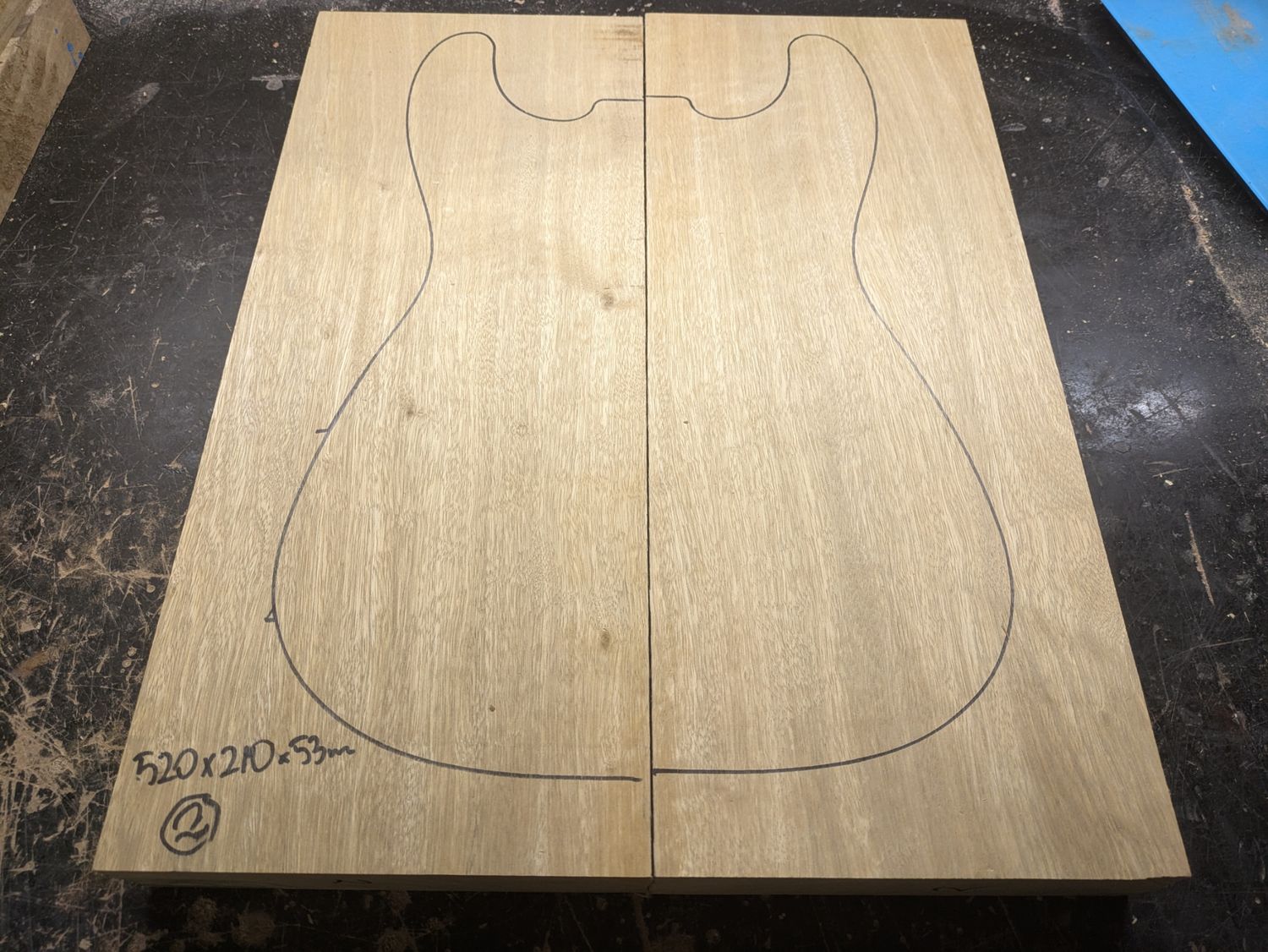 Korina Body Blank 2