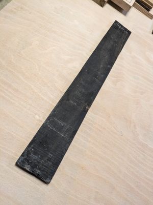 African Ebony Fretboard Blank 634