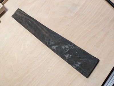 African Ebony Fretboard Blank 633