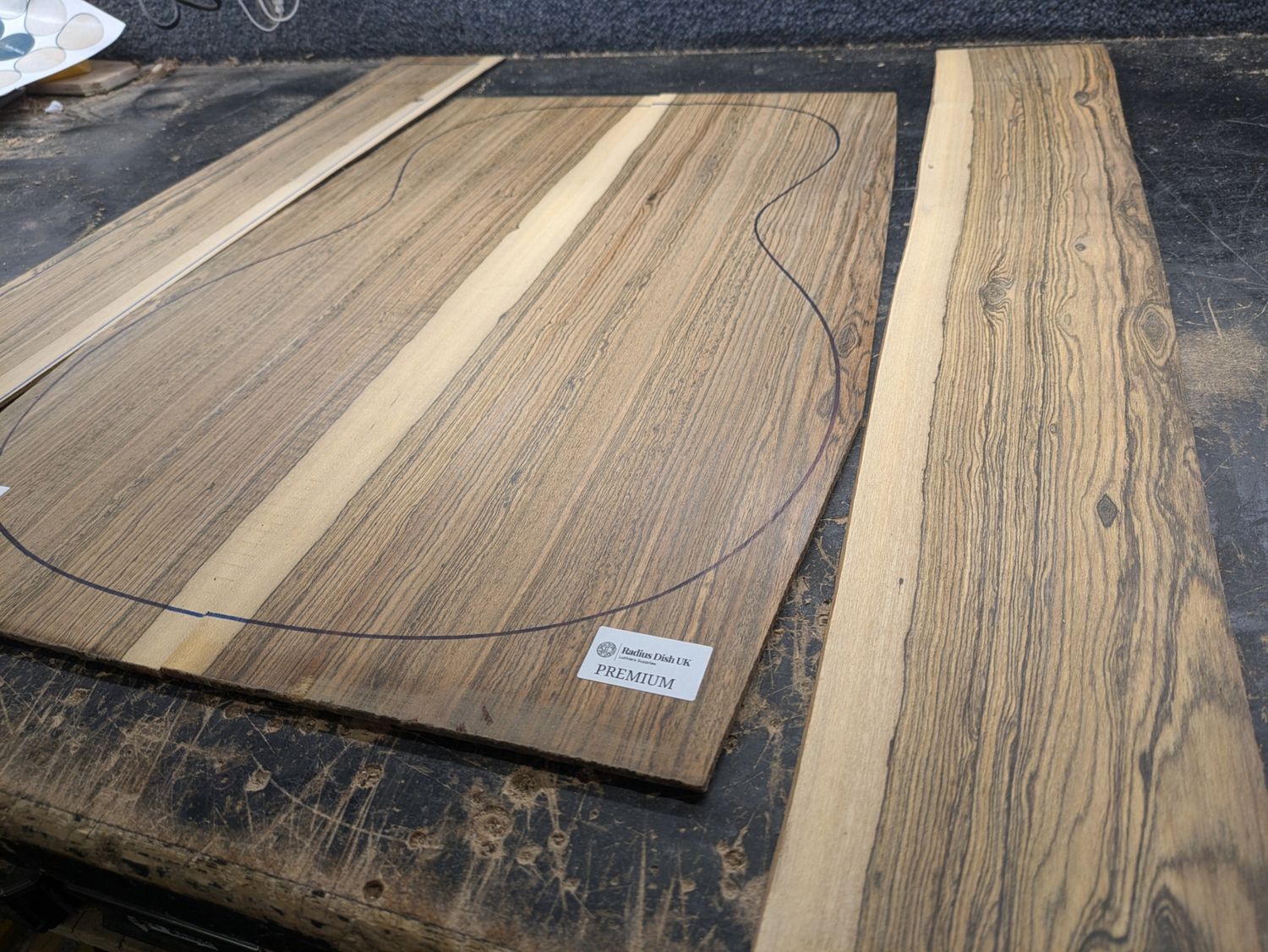 Bocote Back and Sides Set 639