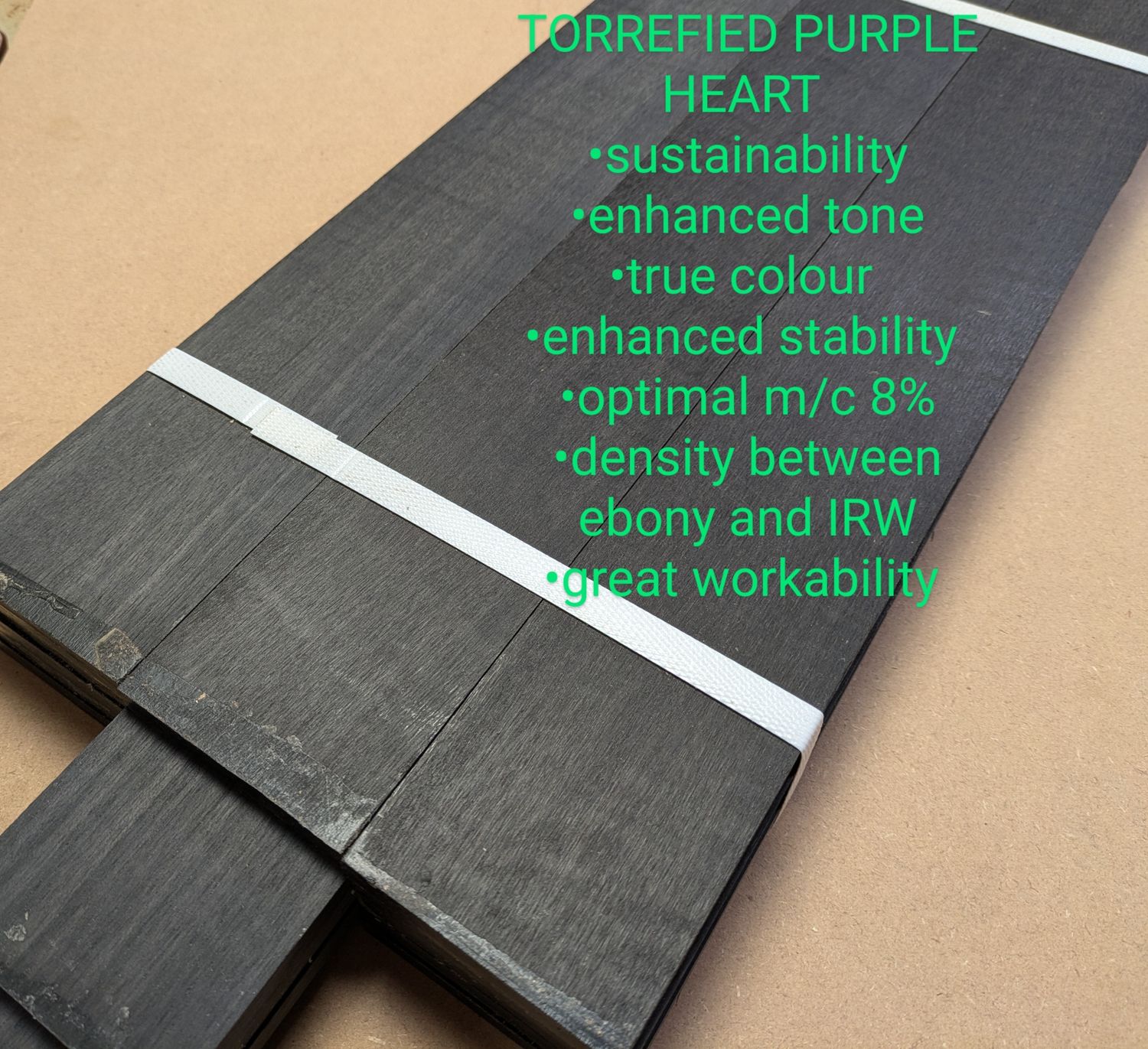 Royal Blackwood Fretboard Blank 687