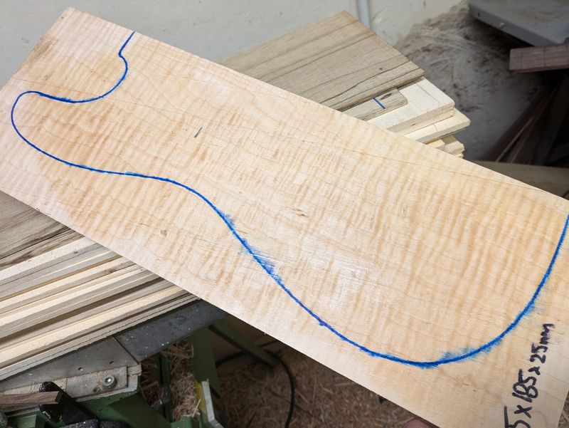 American Flame Maple Billet