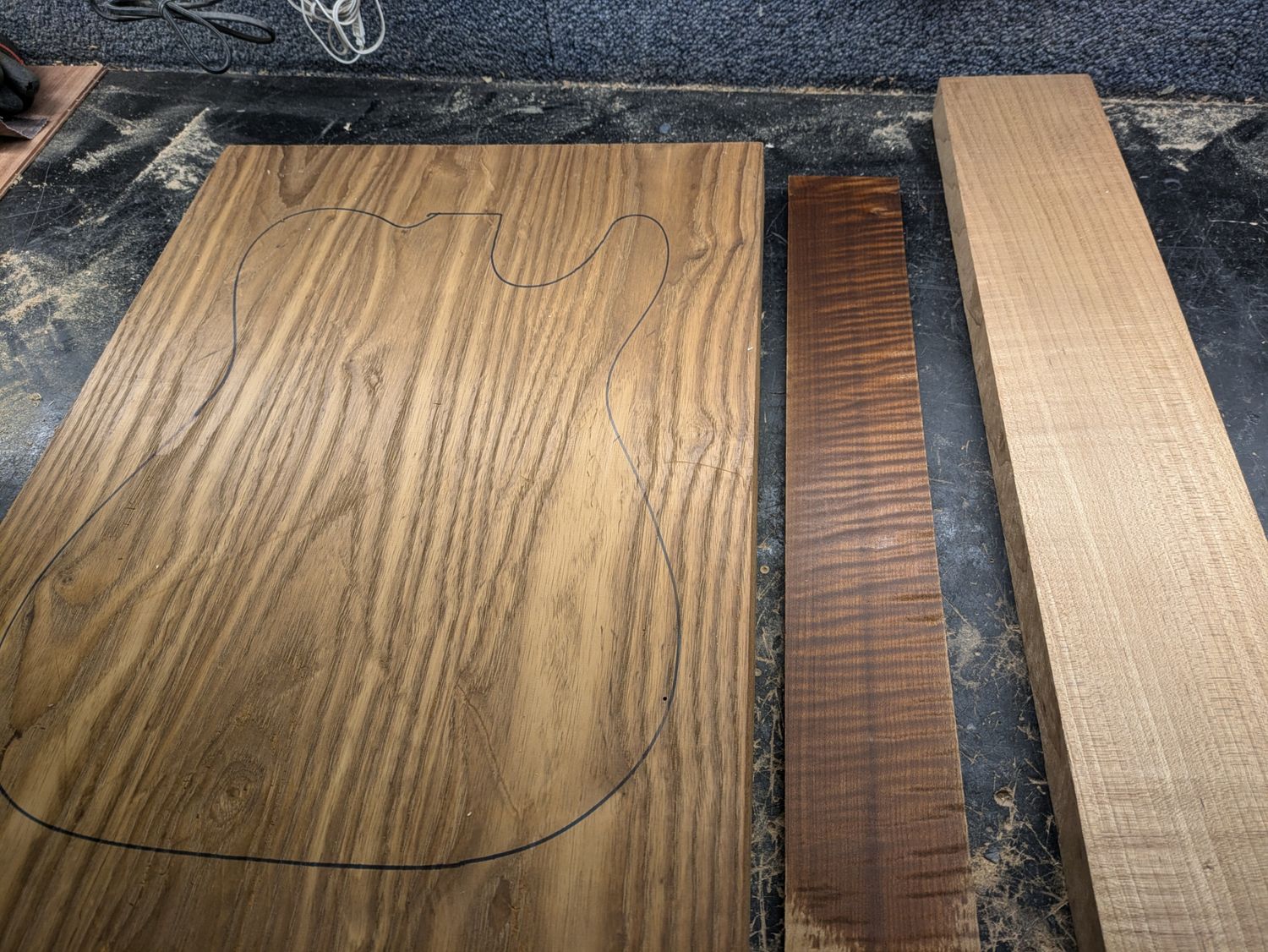 Roasted Electric Guitar Tonewood Deal 706