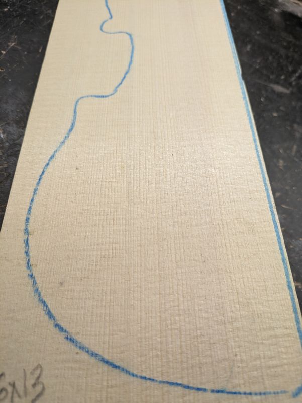 Violin Spruce Soundboard Wedge Grade AA 791