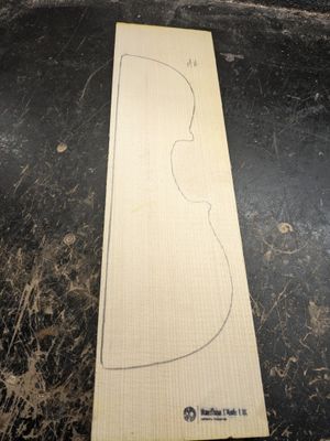 Violin Spruce Soundboard Wedge Grade AA 793