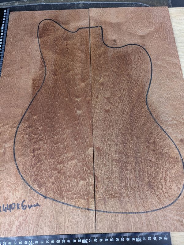 Sapele Pommele Figured Drop Top 803