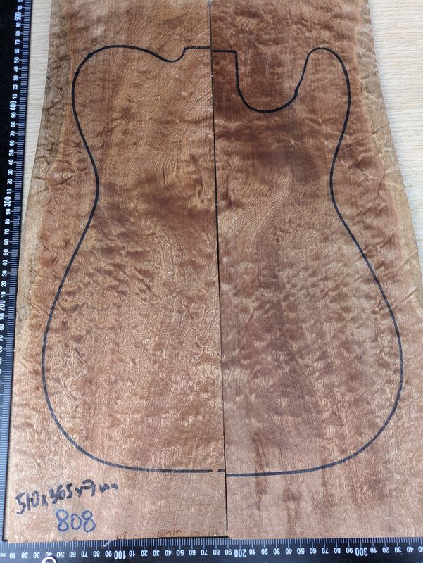 Quilted Sapele Drop Top 808