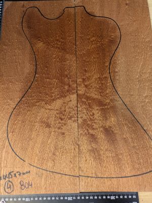 Sapele Pommele Figured Drop Top 804