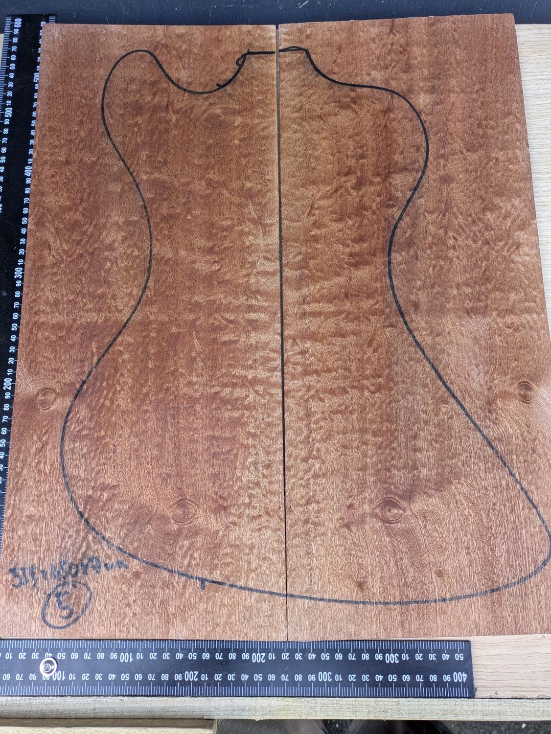 Quilted Sapele Drop Top 805